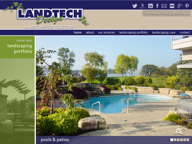 website - Landtech Landscape Contractors